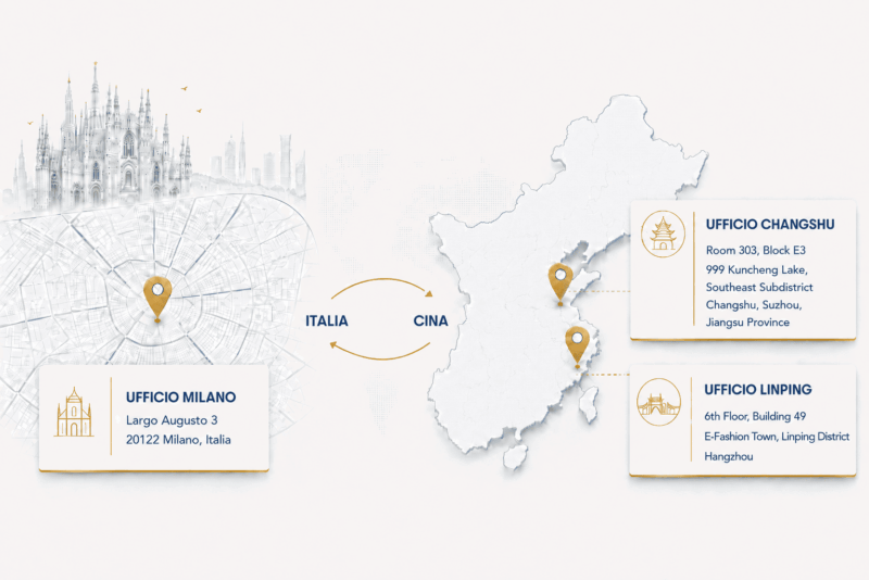 I nostri uffici Italia-Cina I nostri uffici Italia-Cina